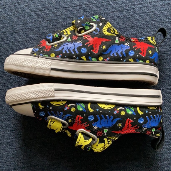 dinosaur converse velcro